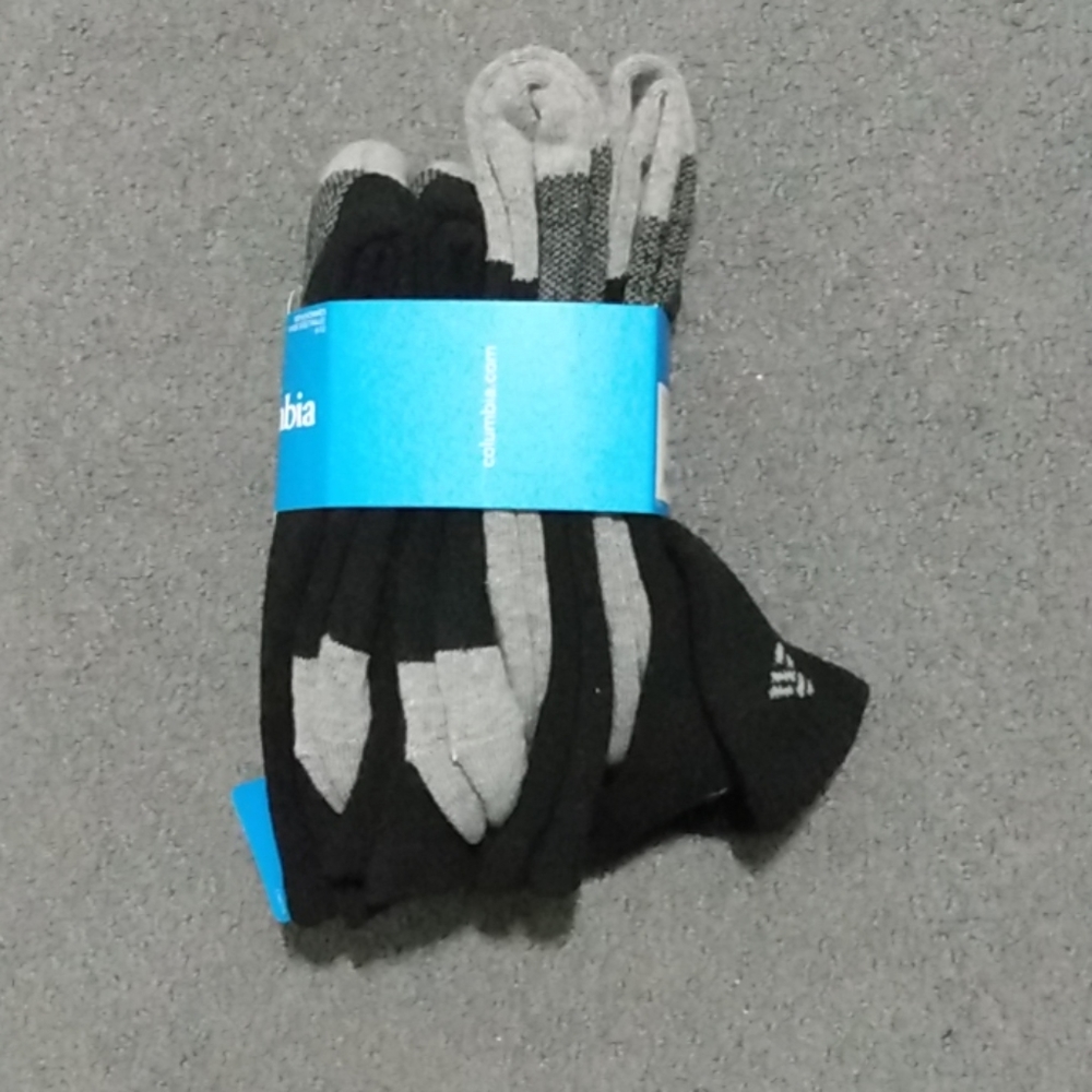 Columbia Black Socks